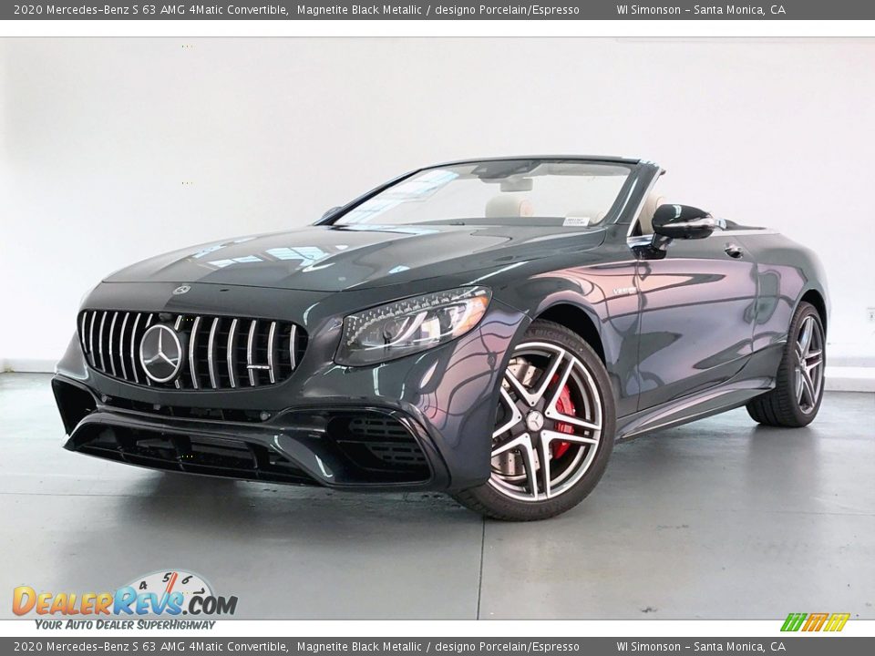 2020 Mercedes-Benz S 63 AMG 4Matic Convertible Magnetite Black Metallic / designo Porcelain/Espresso Photo #12