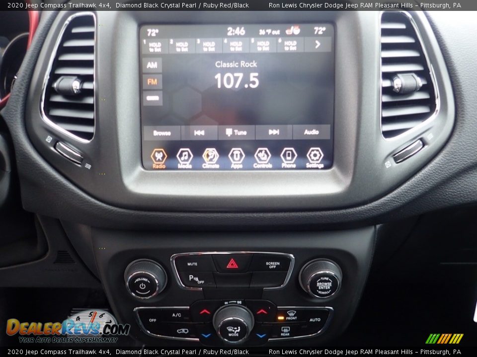 Controls of 2020 Jeep Compass Trailhawk 4x4 Photo #18