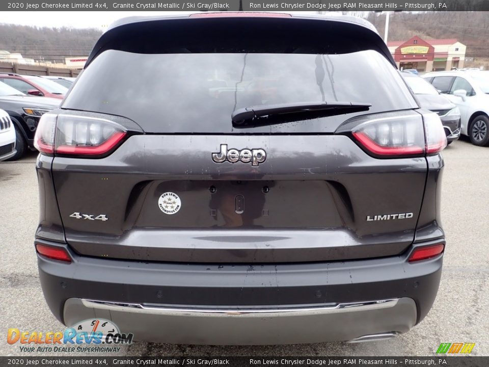 2020 Jeep Cherokee Limited 4x4 Granite Crystal Metallic / Ski Gray/Black Photo #4