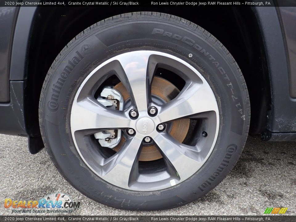 2020 Jeep Cherokee Limited 4x4 Granite Crystal Metallic / Ski Gray/Black Photo #6