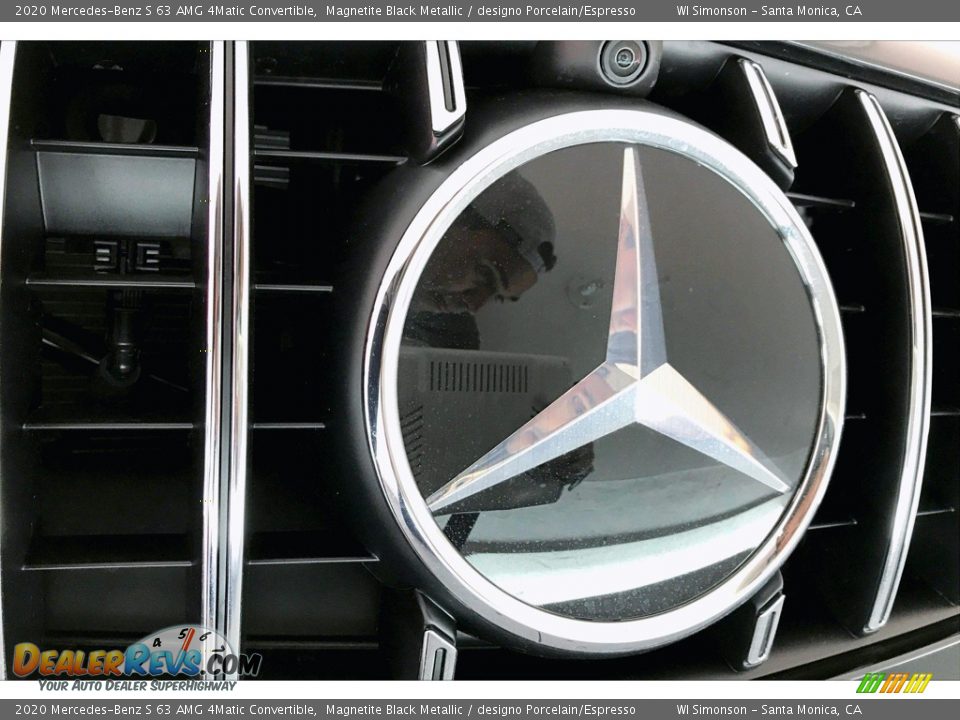 2020 Mercedes-Benz S 63 AMG 4Matic Convertible Magnetite Black Metallic / designo Porcelain/Espresso Photo #32