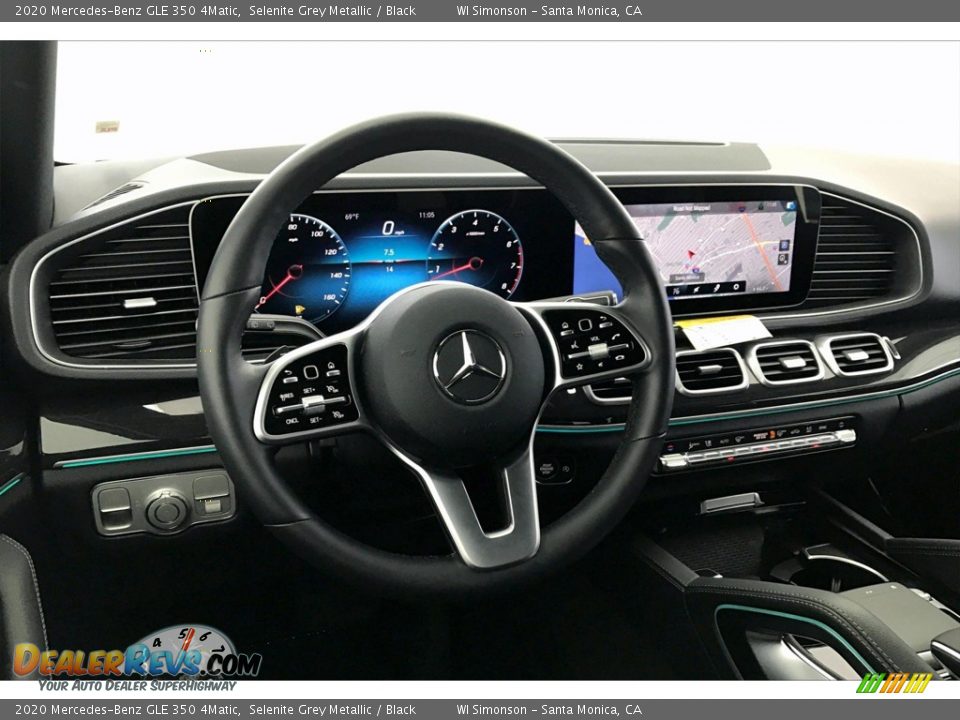 2020 Mercedes-Benz GLE 350 4Matic Selenite Grey Metallic / Black Photo #4