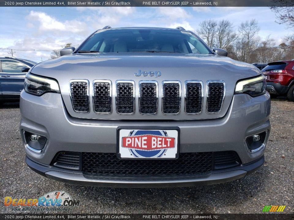 2020 Jeep Cherokee Limited 4x4 Billet Silver Metallic / Ski Gray/Black Photo #3