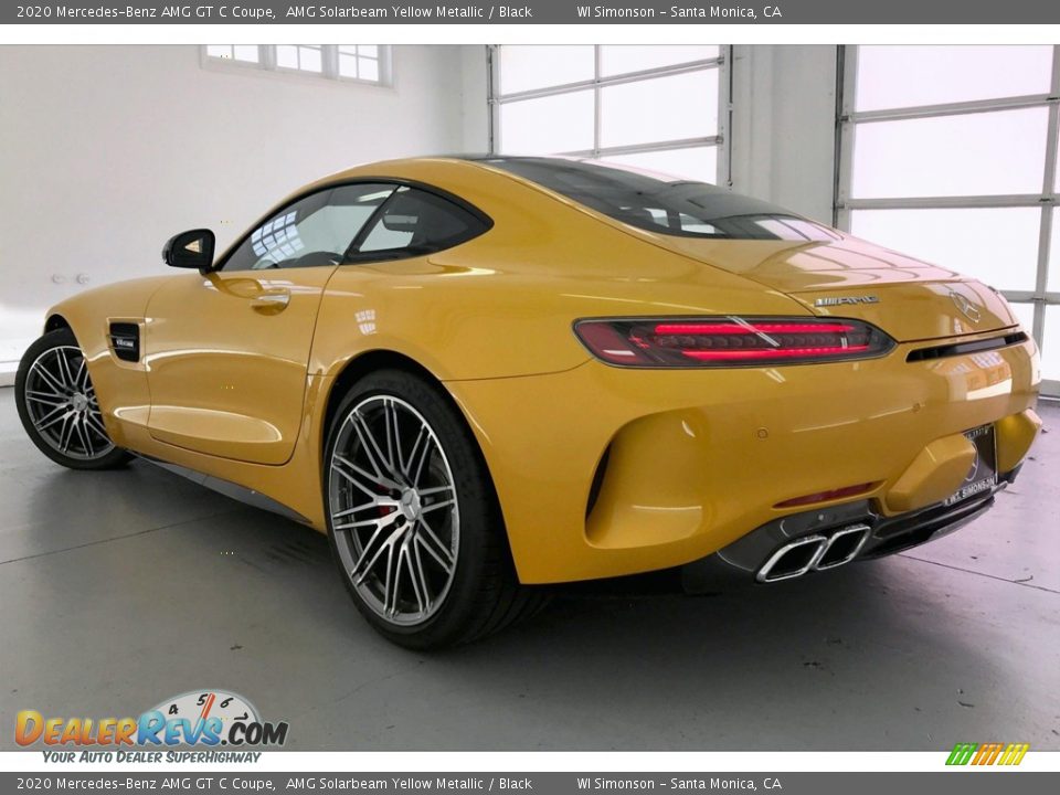 AMG Solarbeam Yellow Metallic 2020 Mercedes-Benz AMG GT C Coupe Photo #2