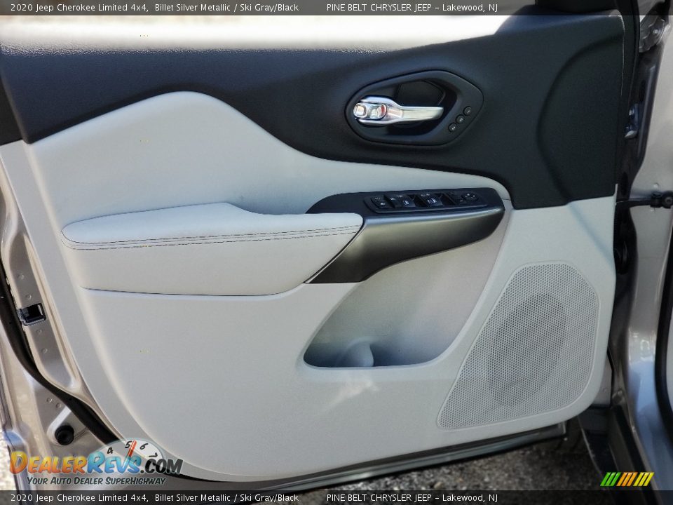 2020 Jeep Cherokee Limited 4x4 Billet Silver Metallic / Ski Gray/Black Photo #11