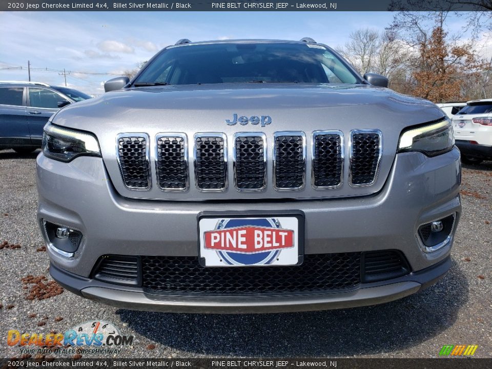 2020 Jeep Cherokee Limited 4x4 Billet Silver Metallic / Black Photo #3