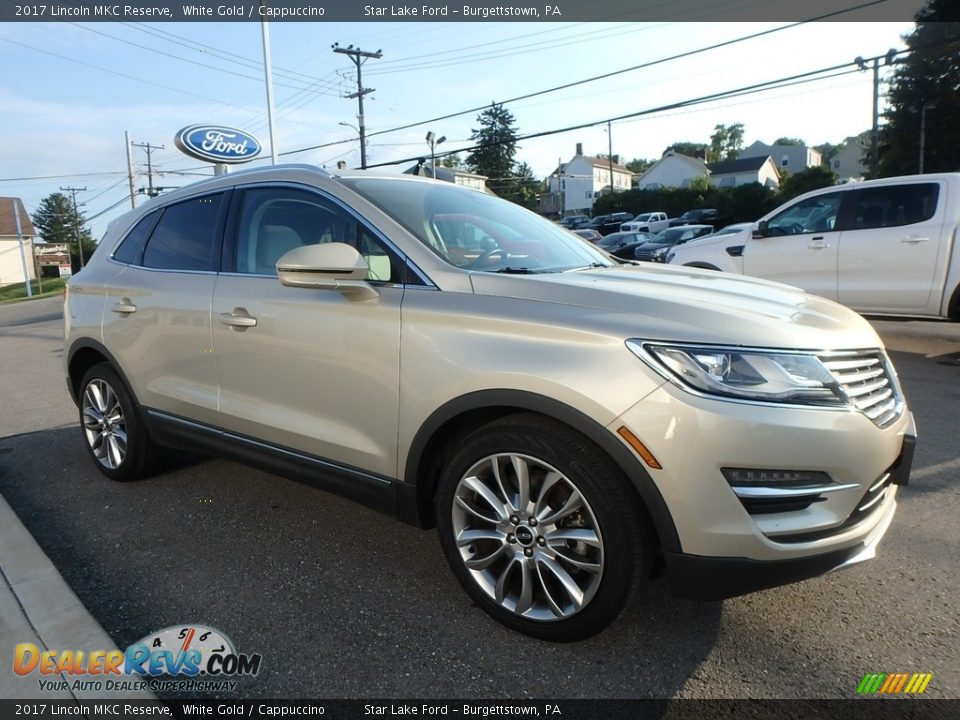 2017 Lincoln MKC Reserve White Gold / Cappuccino Photo #3