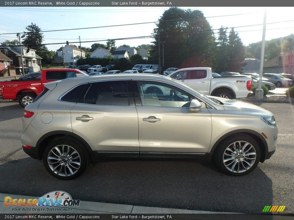 2017 Lincoln MKC Reserve White Gold / Cappuccino Photo #4