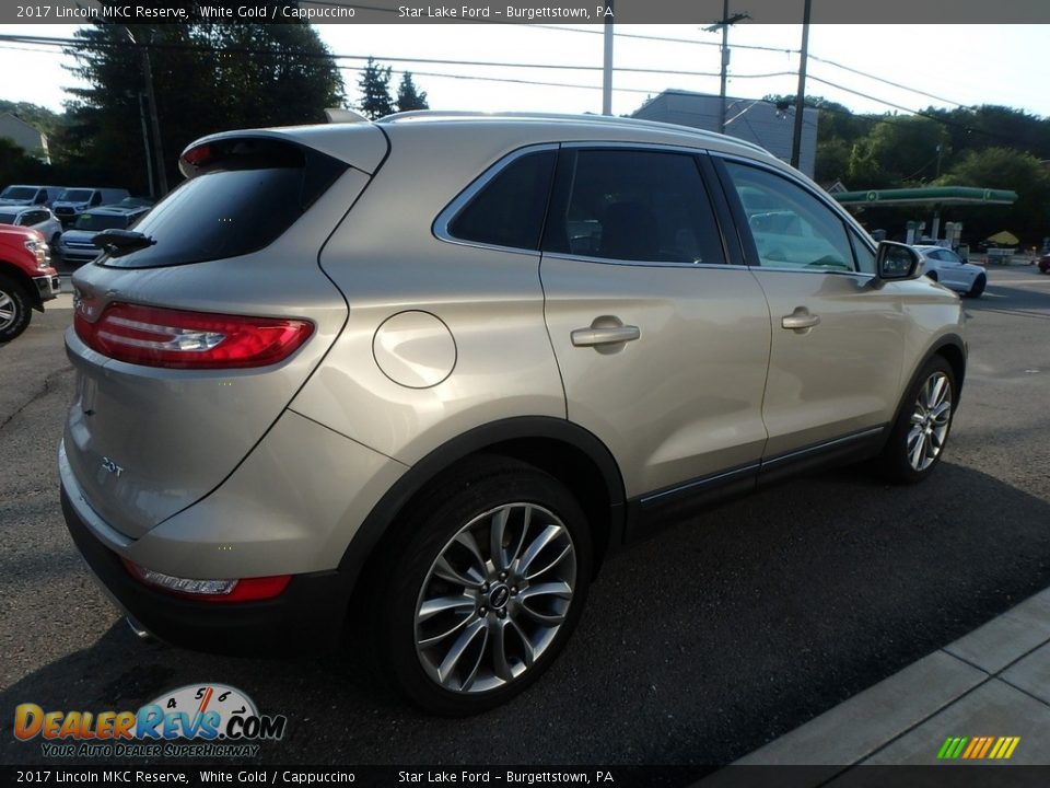 2017 Lincoln MKC Reserve White Gold / Cappuccino Photo #5