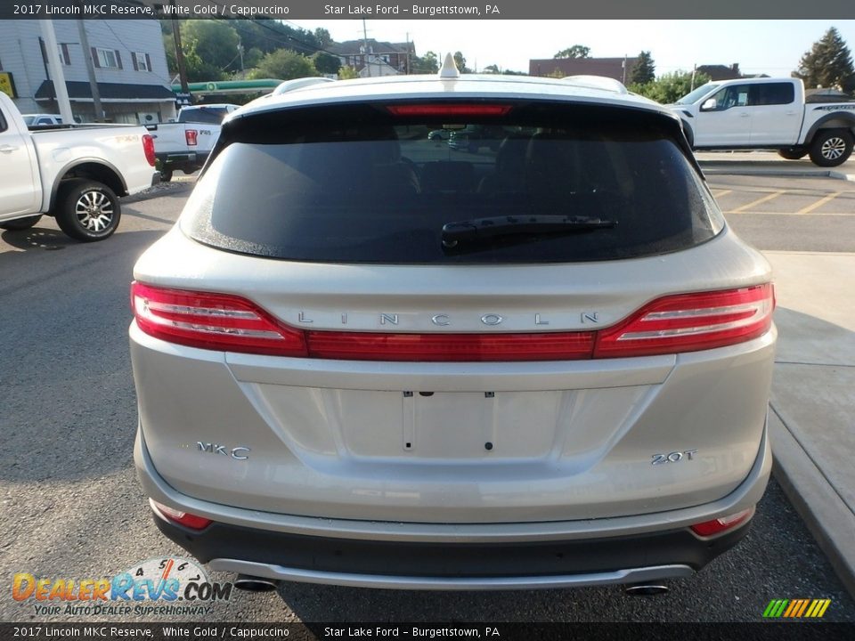 2017 Lincoln MKC Reserve White Gold / Cappuccino Photo #6