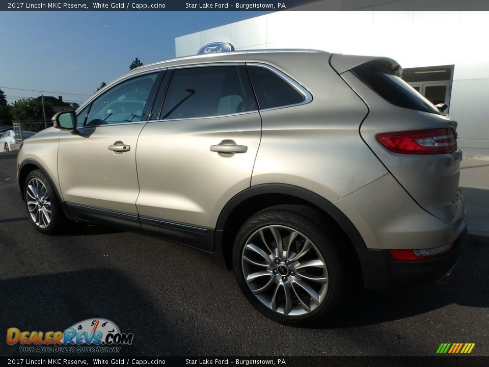 2017 Lincoln MKC Reserve White Gold / Cappuccino Photo #9