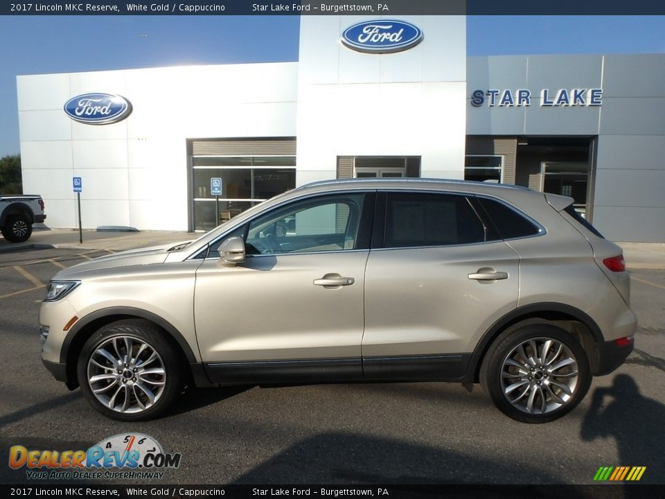 2017 Lincoln MKC Reserve White Gold / Cappuccino Photo #10