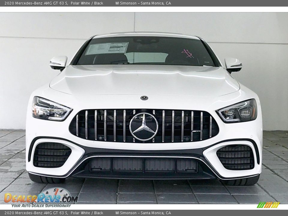 2020 Mercedes-Benz AMG GT 63 S Polar White / Black Photo #2