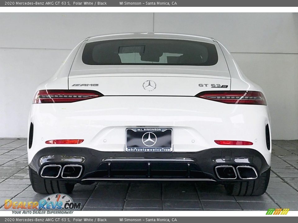 2020 Mercedes-Benz AMG GT 63 S Polar White / Black Photo #3