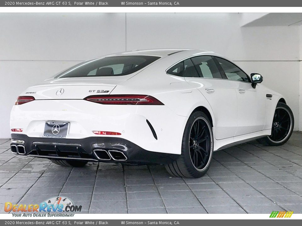 2020 Mercedes-Benz AMG GT 63 S Polar White / Black Photo #16