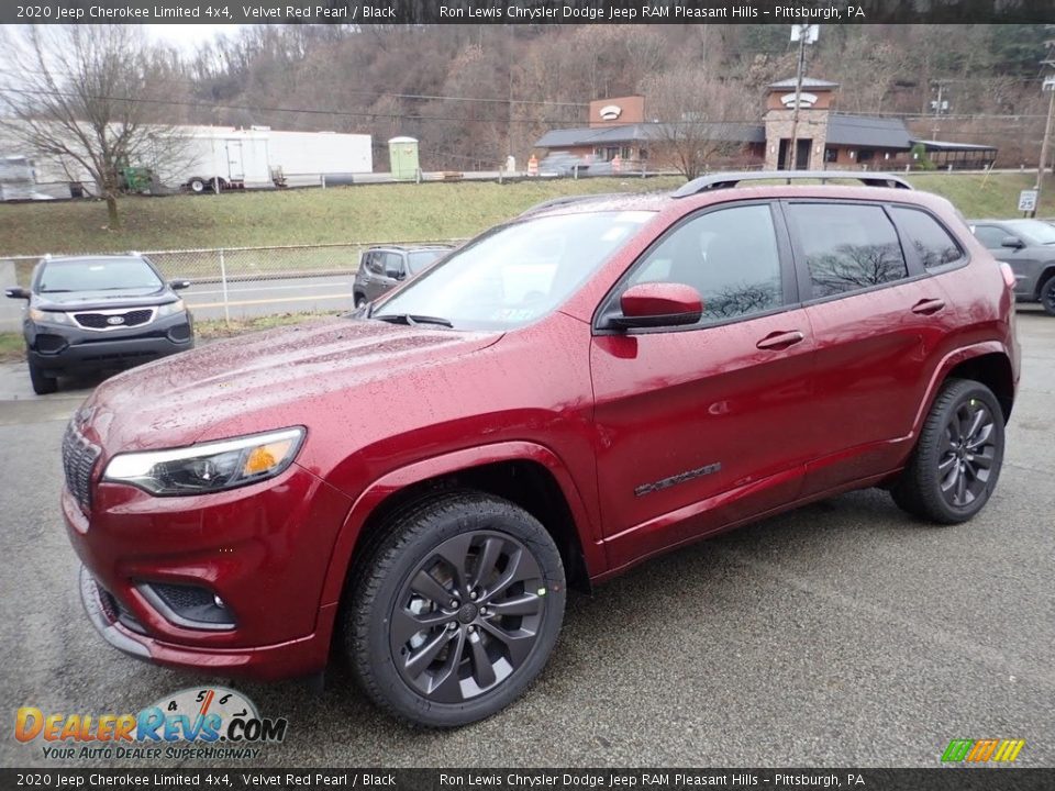 2020 Jeep Cherokee Limited 4x4 Velvet Red Pearl / Black Photo #1