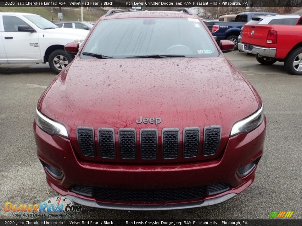 2020 Jeep Cherokee Limited 4x4 Velvet Red Pearl / Black Photo #2