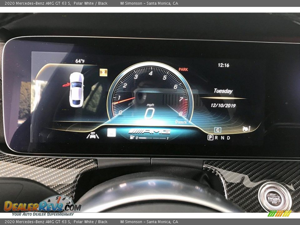 2020 Mercedes-Benz AMG GT 63 S Gauges Photo #20