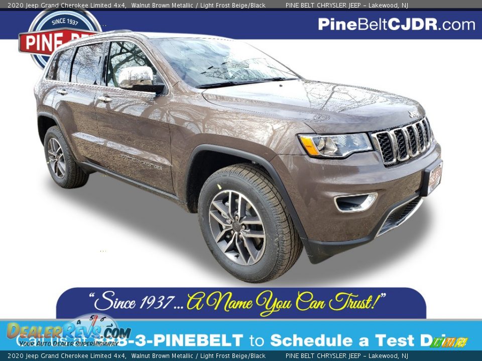 2020 Jeep Grand Cherokee Limited 4x4 Walnut Brown Metallic / Light Frost Beige/Black Photo #1