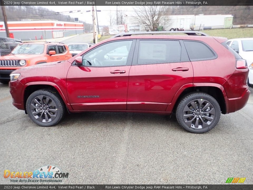 2020 Jeep Cherokee Limited 4x4 Velvet Red Pearl / Black Photo #6
