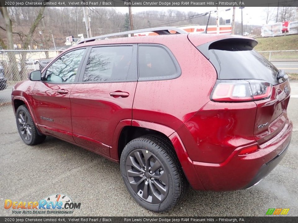 2020 Jeep Cherokee Limited 4x4 Velvet Red Pearl / Black Photo #7