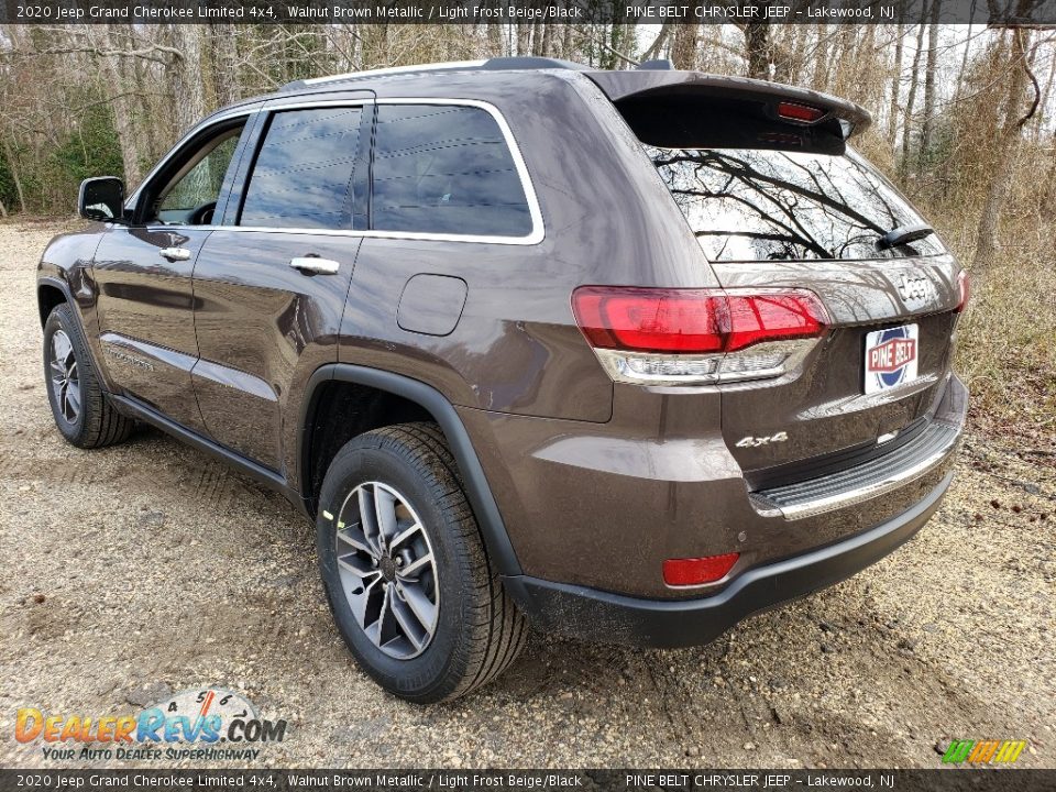 2020 Jeep Grand Cherokee Limited 4x4 Walnut Brown Metallic / Light Frost Beige/Black Photo #6