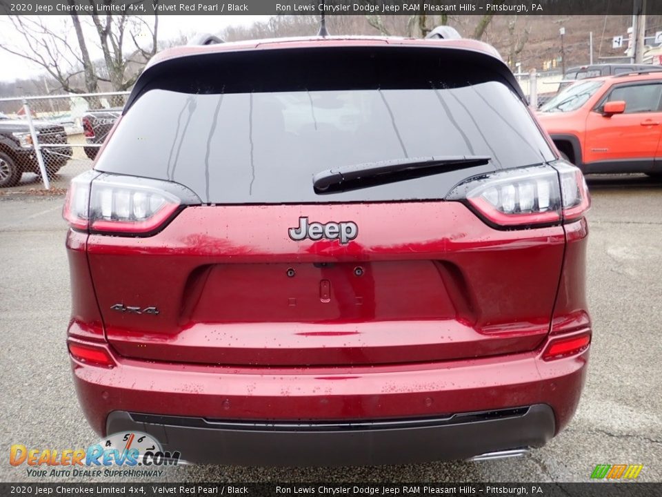 2020 Jeep Cherokee Limited 4x4 Velvet Red Pearl / Black Photo #9