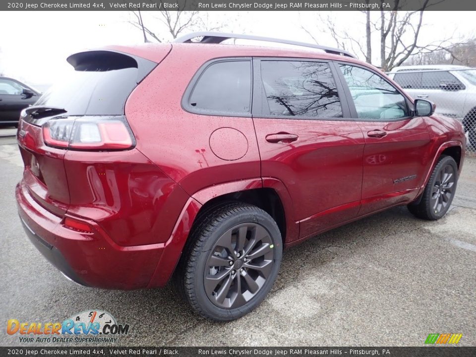 2020 Jeep Cherokee Limited 4x4 Velvet Red Pearl / Black Photo #10