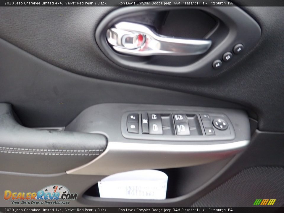 2020 Jeep Cherokee Limited 4x4 Velvet Red Pearl / Black Photo #12
