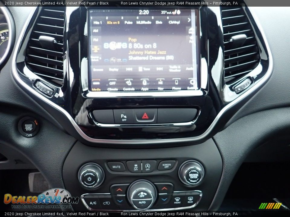 2020 Jeep Cherokee Limited 4x4 Velvet Red Pearl / Black Photo #18