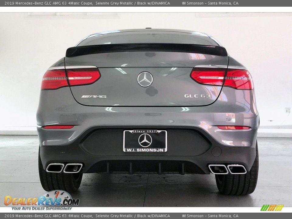 2019 Mercedes-Benz GLC AMG 63 4Matic Coupe Selenite Grey Metallic / Black w/DINAMICA Photo #3
