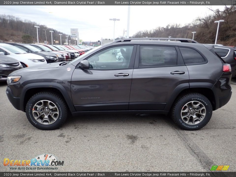 2020 Jeep Cherokee Limited 4x4 Diamond Black Crystal Pearl / Black Photo #2
