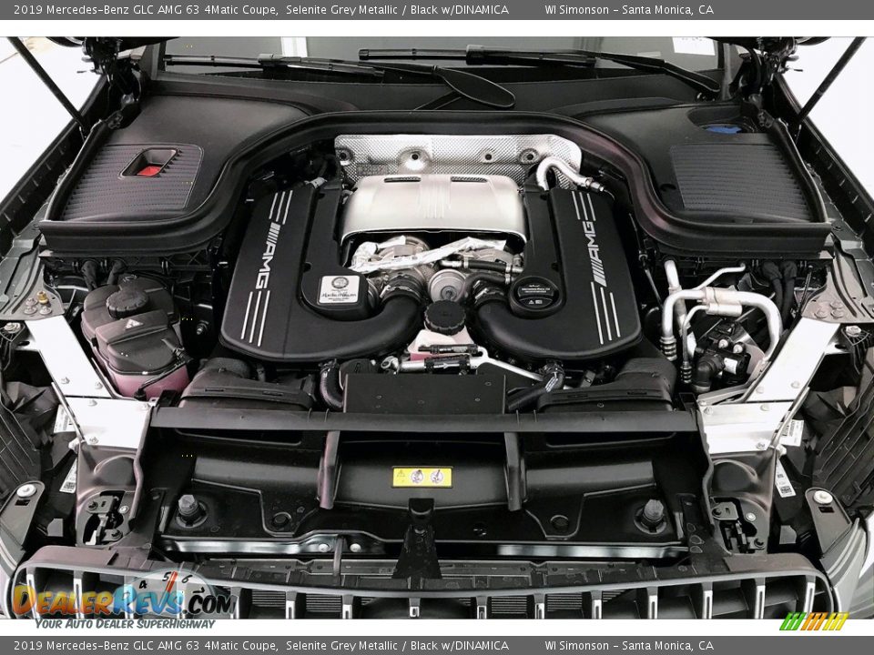 2019 Mercedes-Benz GLC AMG 63 4Matic Coupe 4.0 Liter AMG biturbo DOHC 32-Valve VVT V8 Engine Photo #9