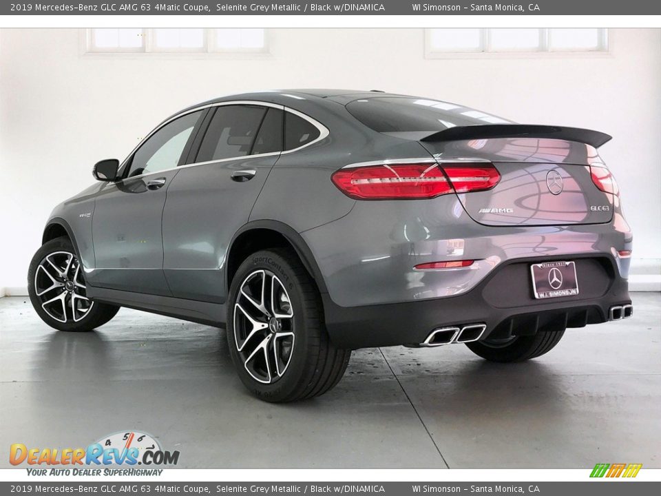 2019 Mercedes-Benz GLC AMG 63 4Matic Coupe Selenite Grey Metallic / Black w/DINAMICA Photo #10