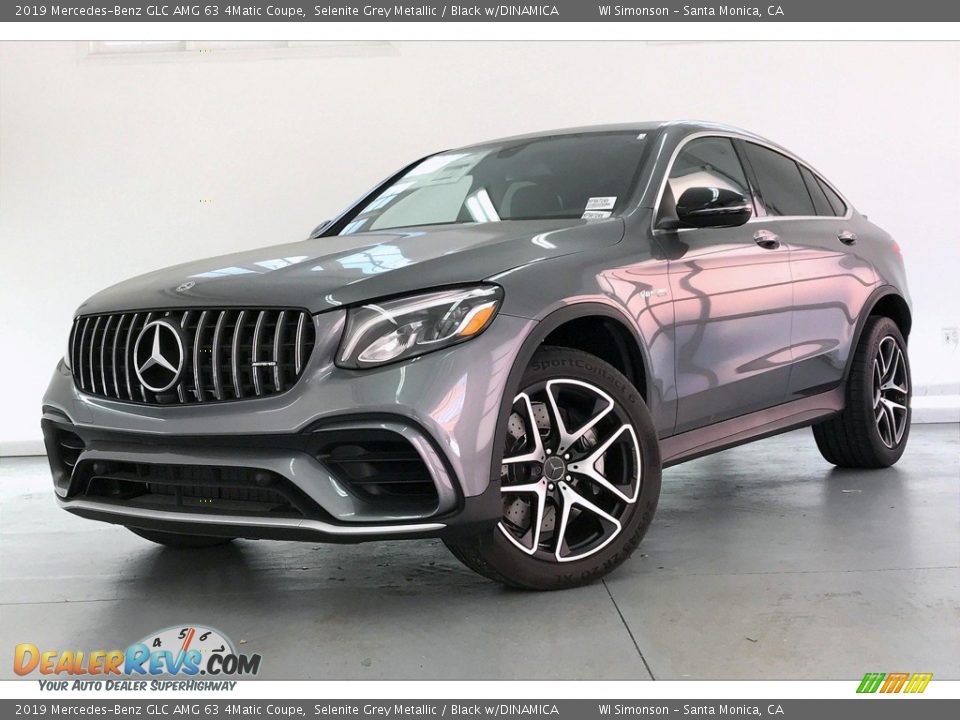 2019 Mercedes-Benz GLC AMG 63 4Matic Coupe Selenite Grey Metallic / Black w/DINAMICA Photo #12