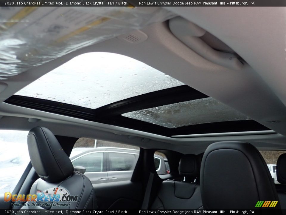2020 Jeep Cherokee Limited 4x4 Diamond Black Crystal Pearl / Black Photo #11