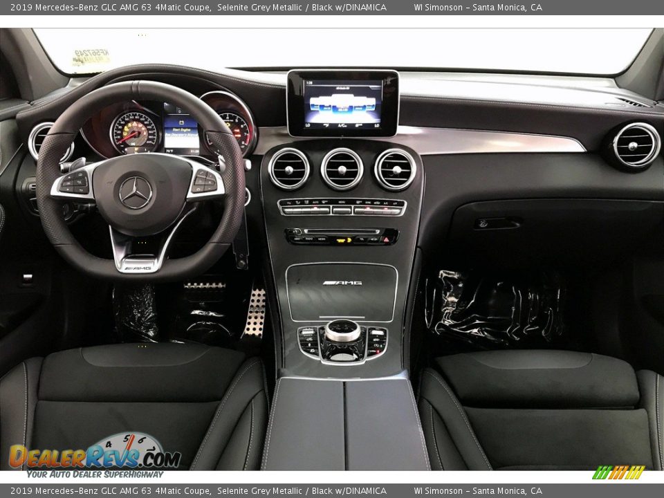 2019 Mercedes-Benz GLC AMG 63 4Matic Coupe Selenite Grey Metallic / Black w/DINAMICA Photo #17