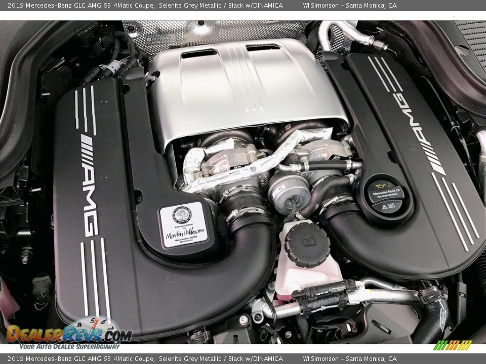 2019 Mercedes-Benz GLC AMG 63 4Matic Coupe 4.0 Liter AMG biturbo DOHC 32-Valve VVT V8 Engine Photo #31