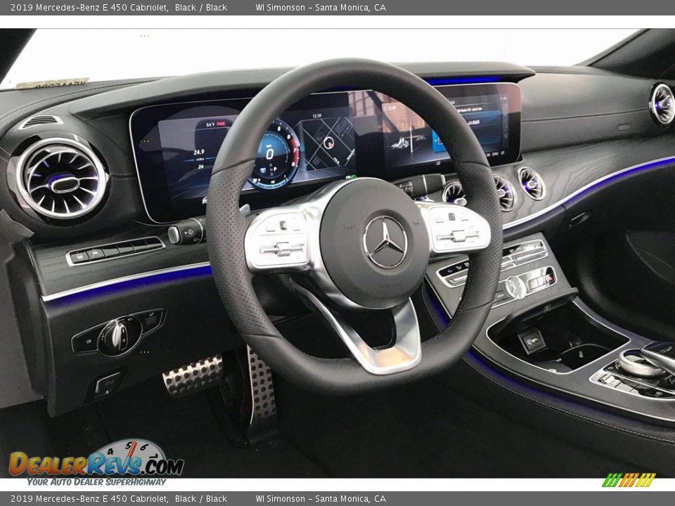 2019 Mercedes-Benz E 450 Cabriolet Black / Black Photo #4