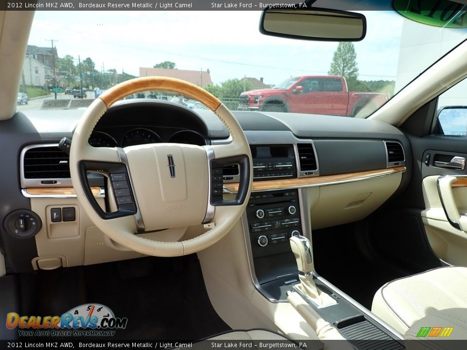 2012 Lincoln MKZ AWD Bordeaux Reserve Metallic / Light Camel Photo #12