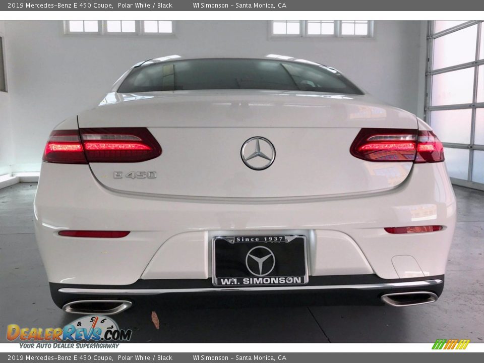 2019 Mercedes-Benz E 450 Coupe Polar White / Black Photo #3