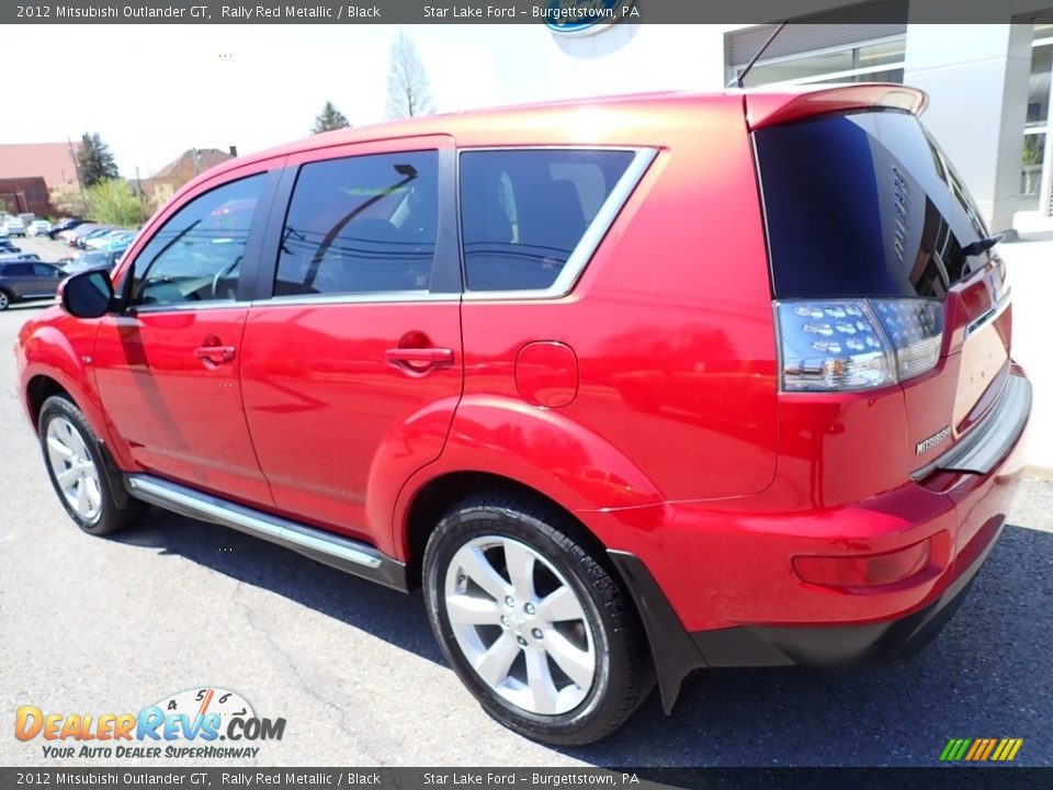 2012 Mitsubishi Outlander GT Rally Red Metallic / Black Photo #3