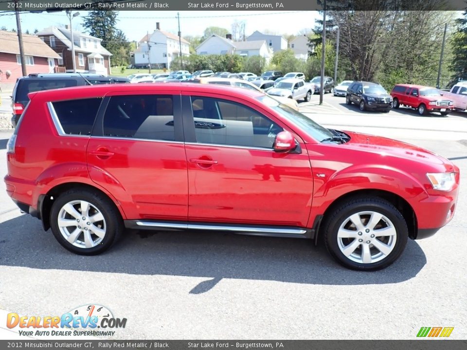 Rally Red Metallic 2012 Mitsubishi Outlander GT Photo #7