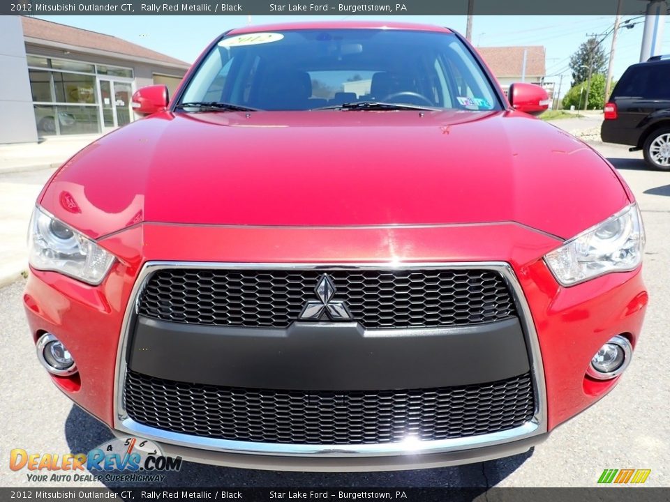 2012 Mitsubishi Outlander GT Rally Red Metallic / Black Photo #9