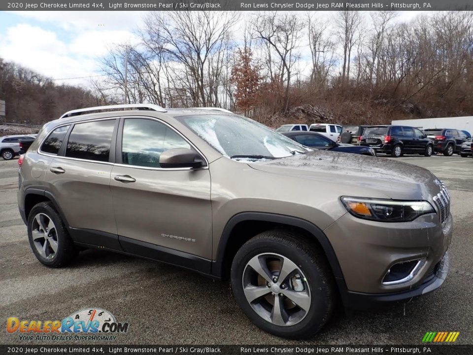 2020 Jeep Cherokee Limited 4x4 Light Brownstone Pearl / Ski Gray/Black Photo #1