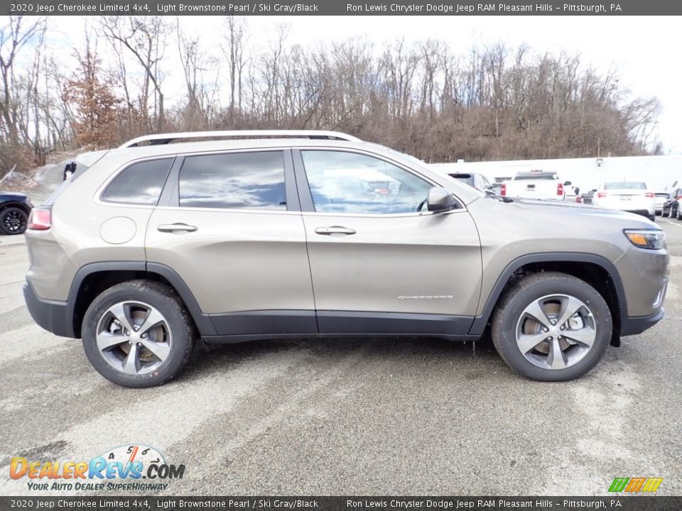 2020 Jeep Cherokee Limited 4x4 Light Brownstone Pearl / Ski Gray/Black Photo #2