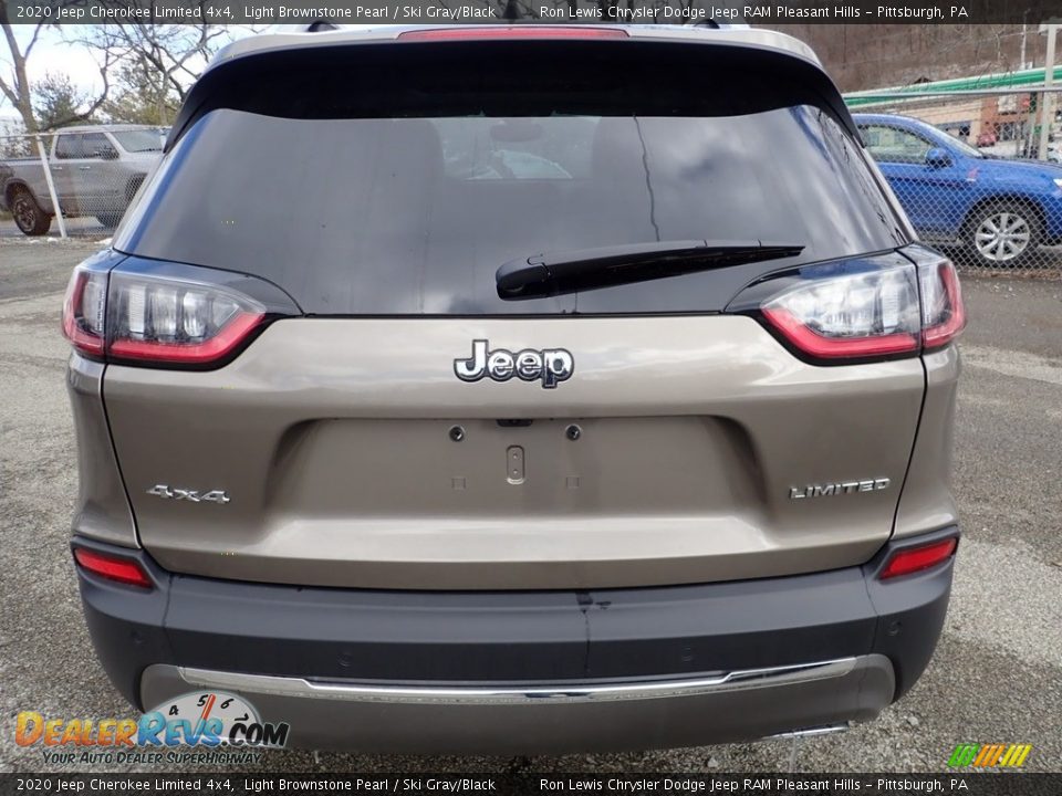 2020 Jeep Cherokee Limited 4x4 Light Brownstone Pearl / Ski Gray/Black Photo #4
