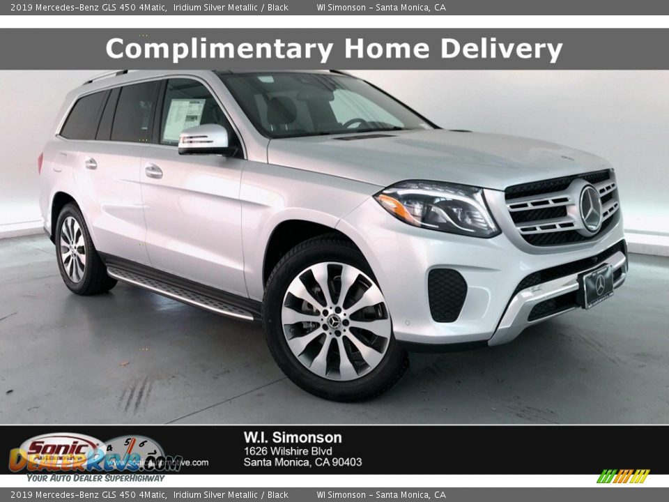 2019 Mercedes-Benz GLS 450 4Matic Iridium Silver Metallic / Black Photo #1