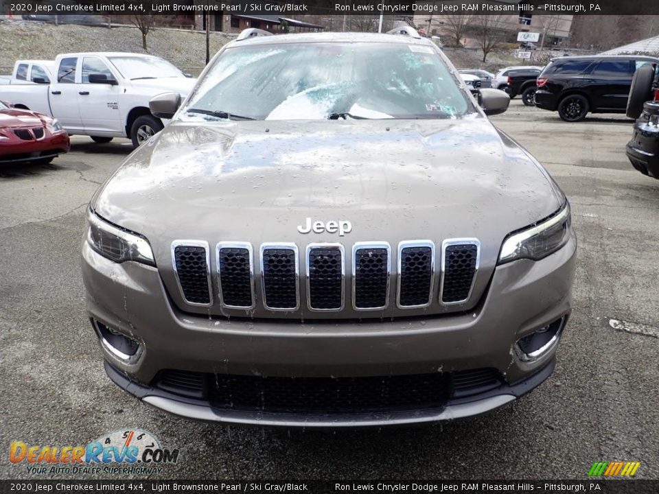 2020 Jeep Cherokee Limited 4x4 Light Brownstone Pearl / Ski Gray/Black Photo #7