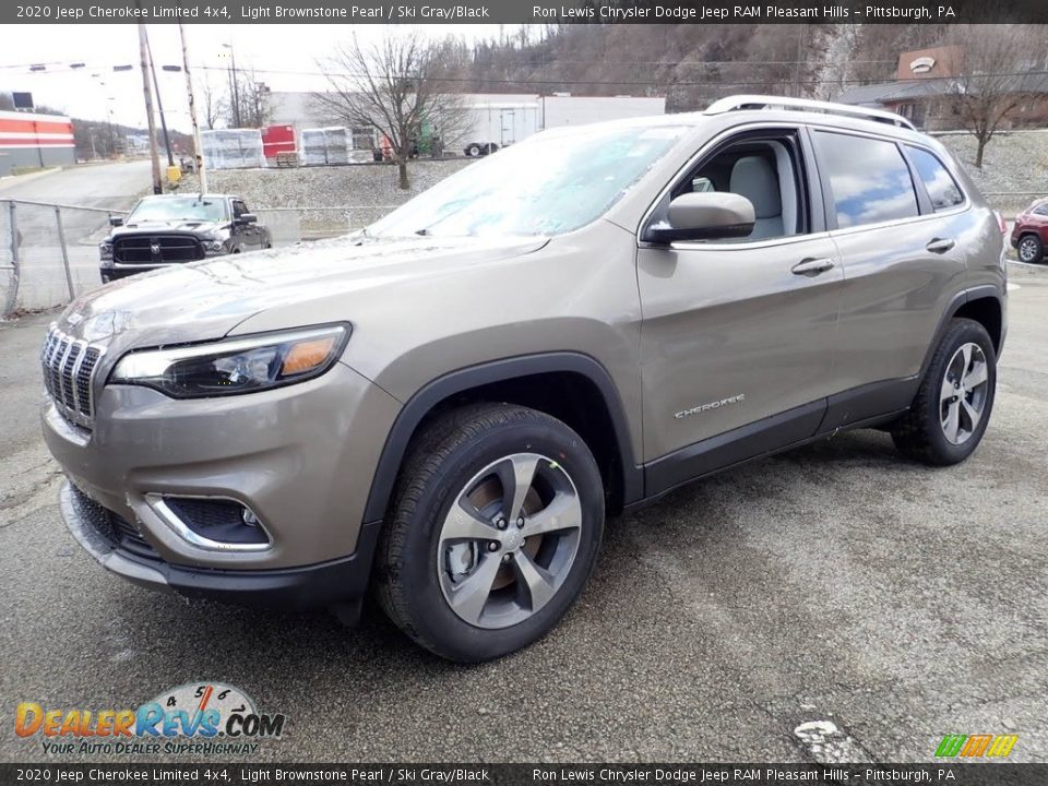 2020 Jeep Cherokee Limited 4x4 Light Brownstone Pearl / Ski Gray/Black Photo #8